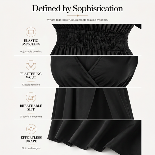 Women's Summer V Neck Side Slit Maxi Dress