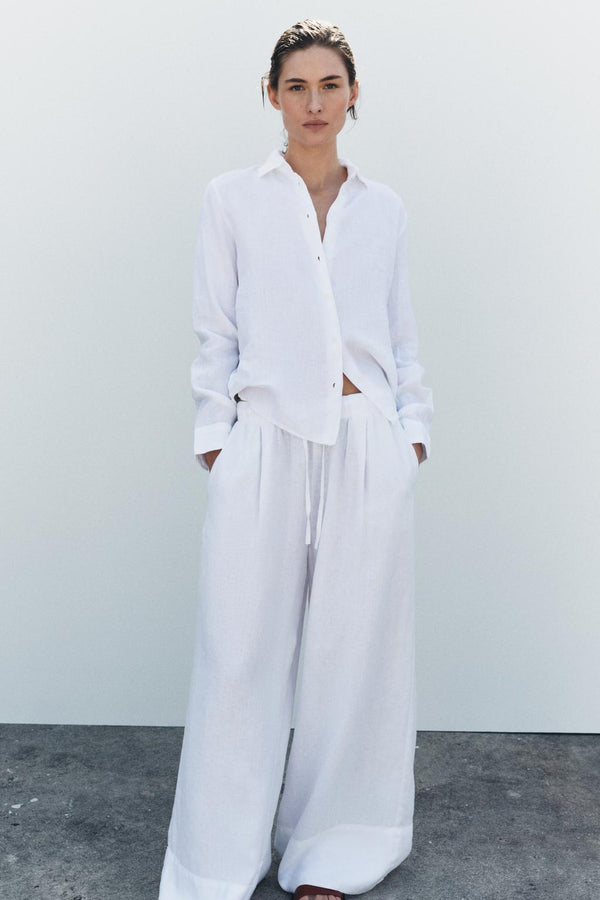 💝💝Last day 50%OFF🔥100% LINEN PALAZZO SET(Buy 2 Free Shipping)
