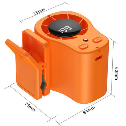 ❄️ Portable Turbo Fan – 199-Speed Powerful Cooling with LED Display