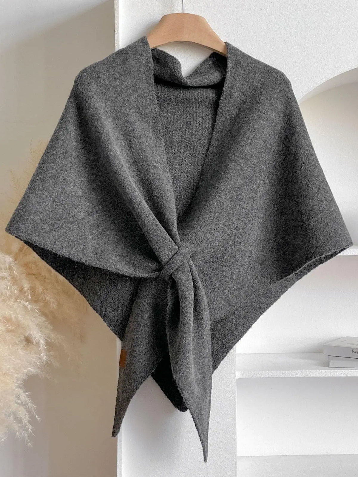 💝💝Women's Trendy Solid Knitted Shawl, Casual Soft Comfortable Scarf for Daily Wear, Fashion Accessories for Women & Girls
