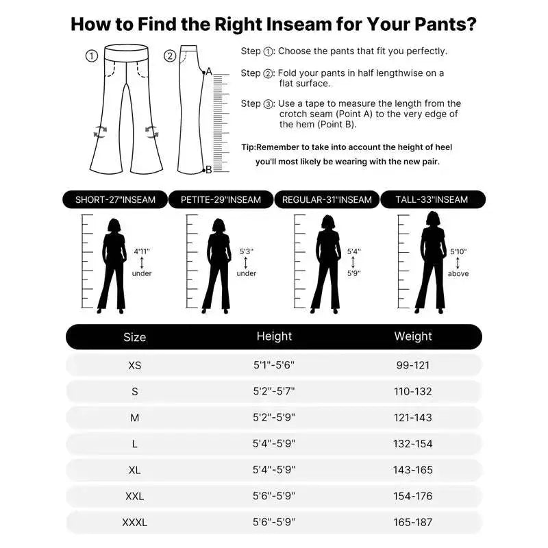 💝💝Women's High-Waist Wide Leg Pants – Business Casual Yoga Dress Pants with Pockets