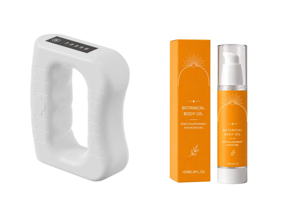 Portable Wearable Massage Device with Adjustable Strap