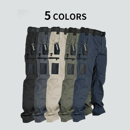 💝💝Men's Tactical Work Pants with Multi-Pocket Zipper Design