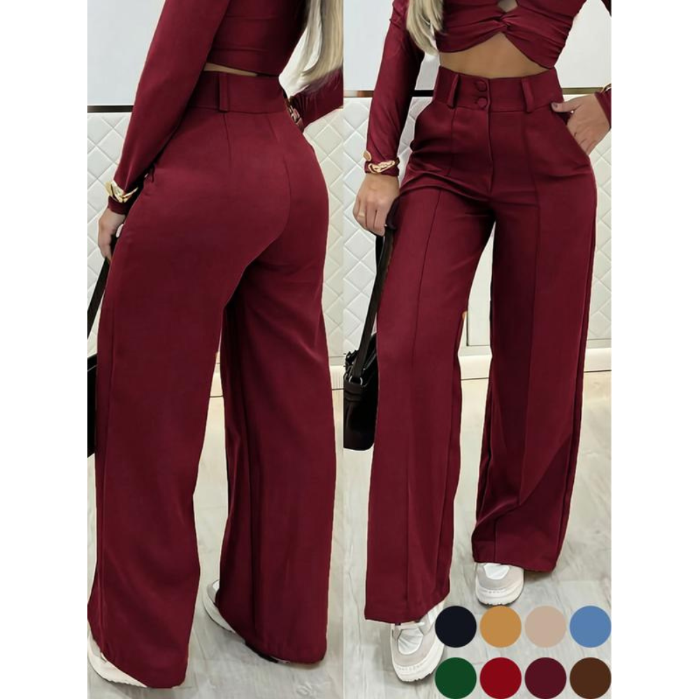 💝💝Women’s High-Waisted Wide-Leg Pants – Casual & Comfortable ❤️
