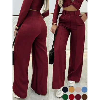 💝💝Women’s High-Waisted Wide-Leg Pants – Casual & Comfortable ❤️