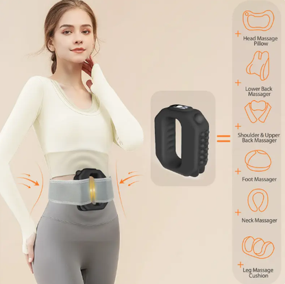 Portable Wearable Massage Device with Adjustable Strap