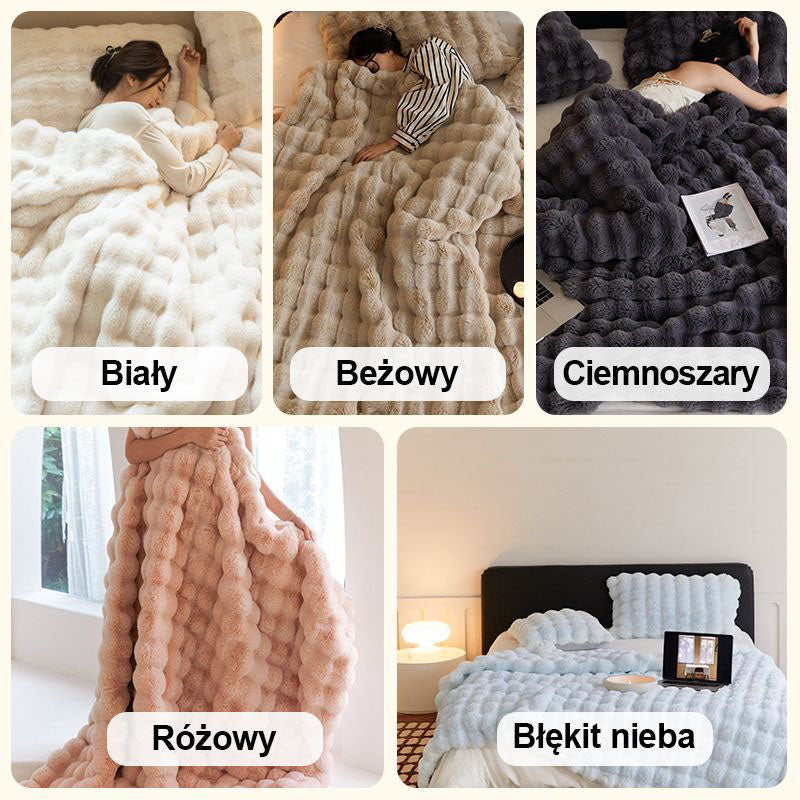 Luxury Double-Sided Fluffy Blanket – Ultra Soft Cozy Throw for Bed & Sofa