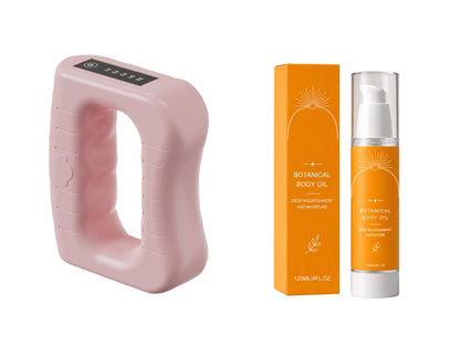 Portable Wearable Massage Device with Adjustable Strap