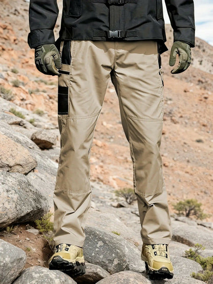 💝💝Men's Tactical Work Pants with Multi-Pocket Zipper Design