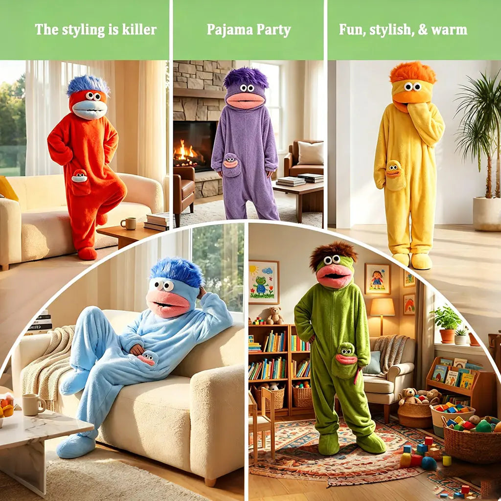 Cozy Wearable Blanket Hoodie – Funny Plush Loungewear for Adults