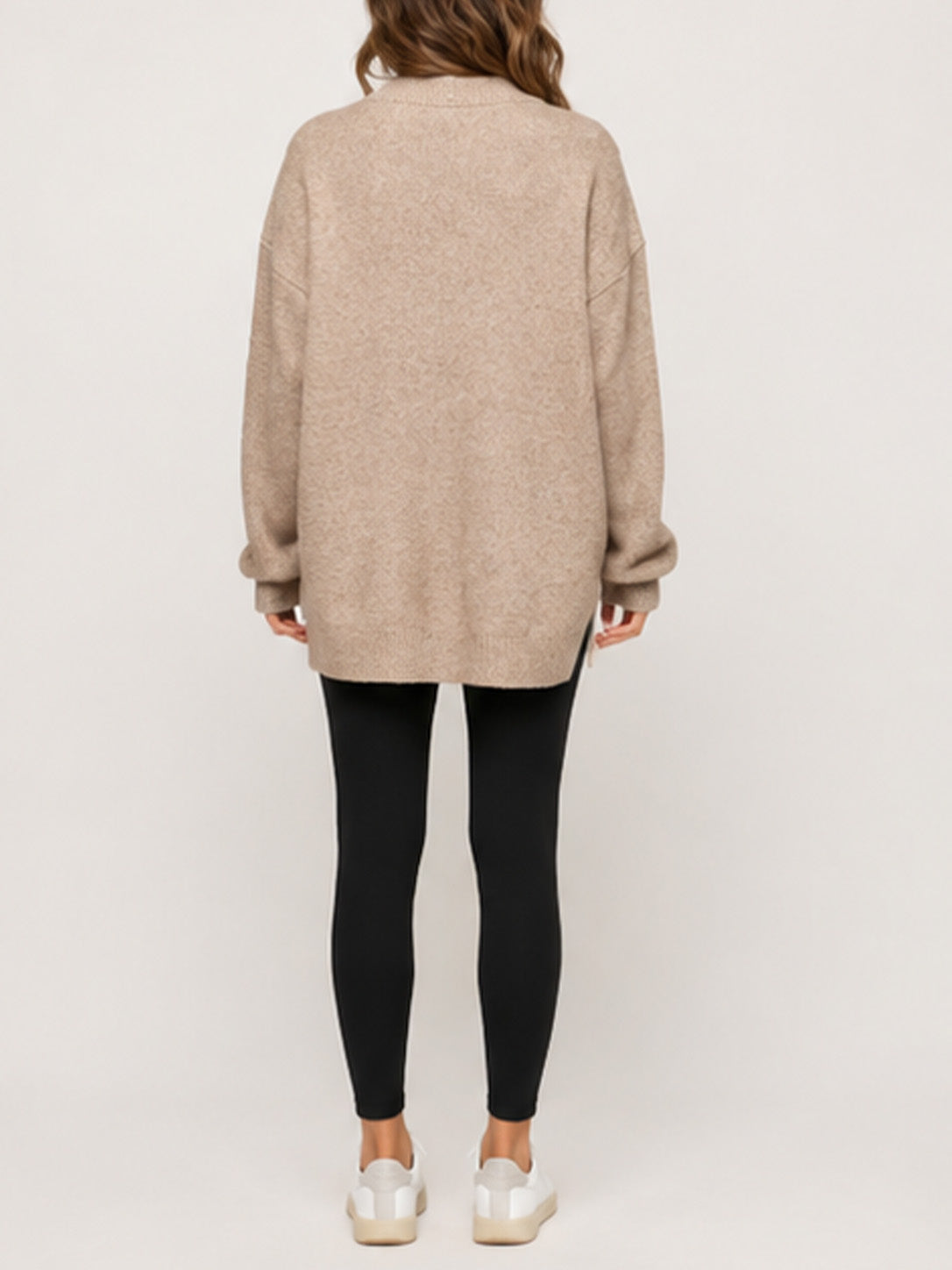 💝💝Women Oversized Button Front Knit Cardigan