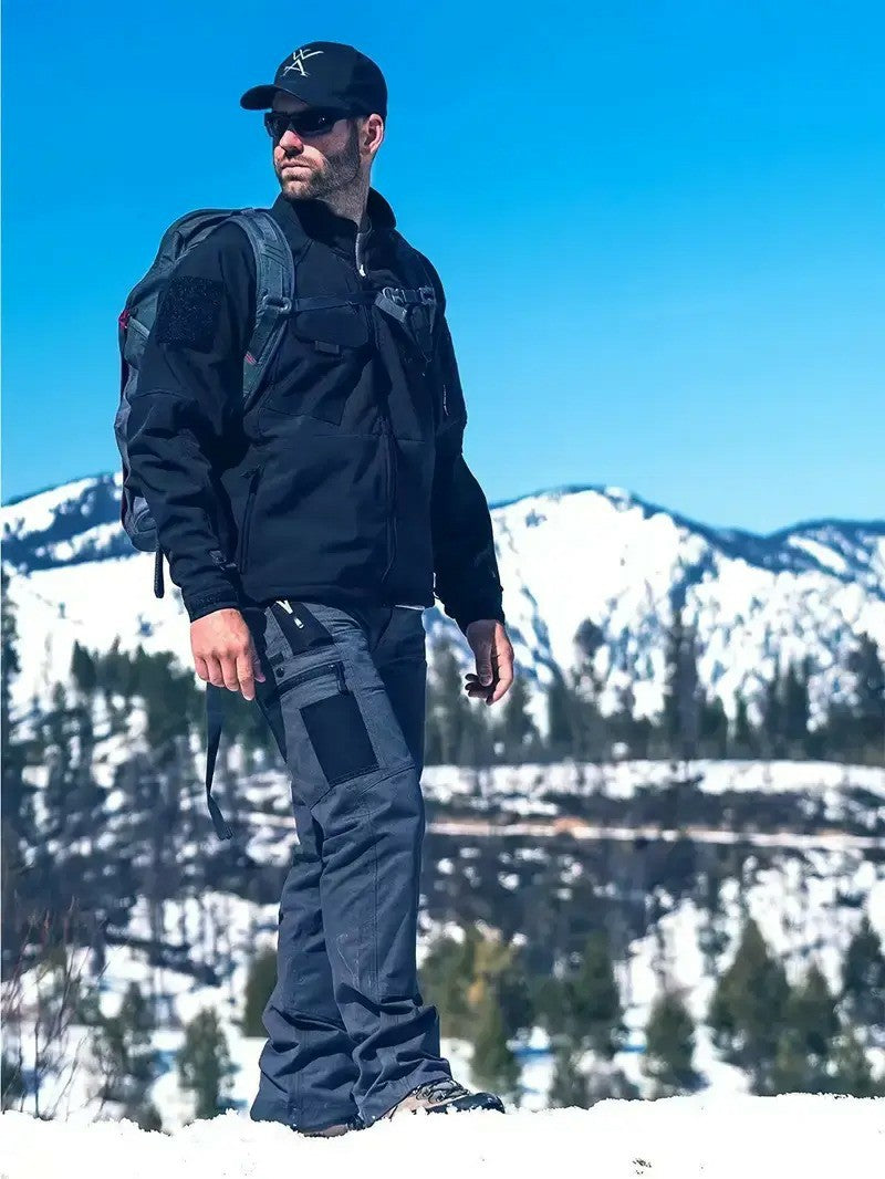 💝💝Men's Tactical Work Pants with Multi-Pocket Zipper Design