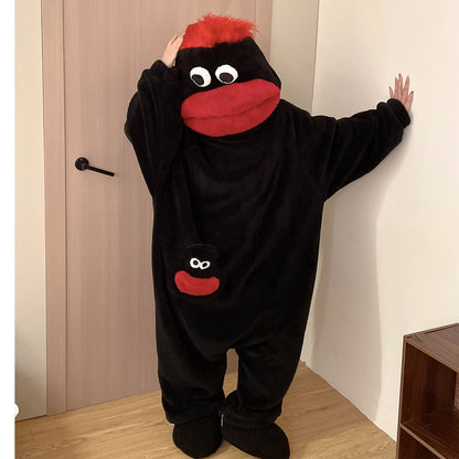 Cozy Wearable Blanket Hoodie – Funny Plush Loungewear for Adults