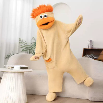 Cozy Wearable Blanket Hoodie – Funny Plush Loungewear for Adults