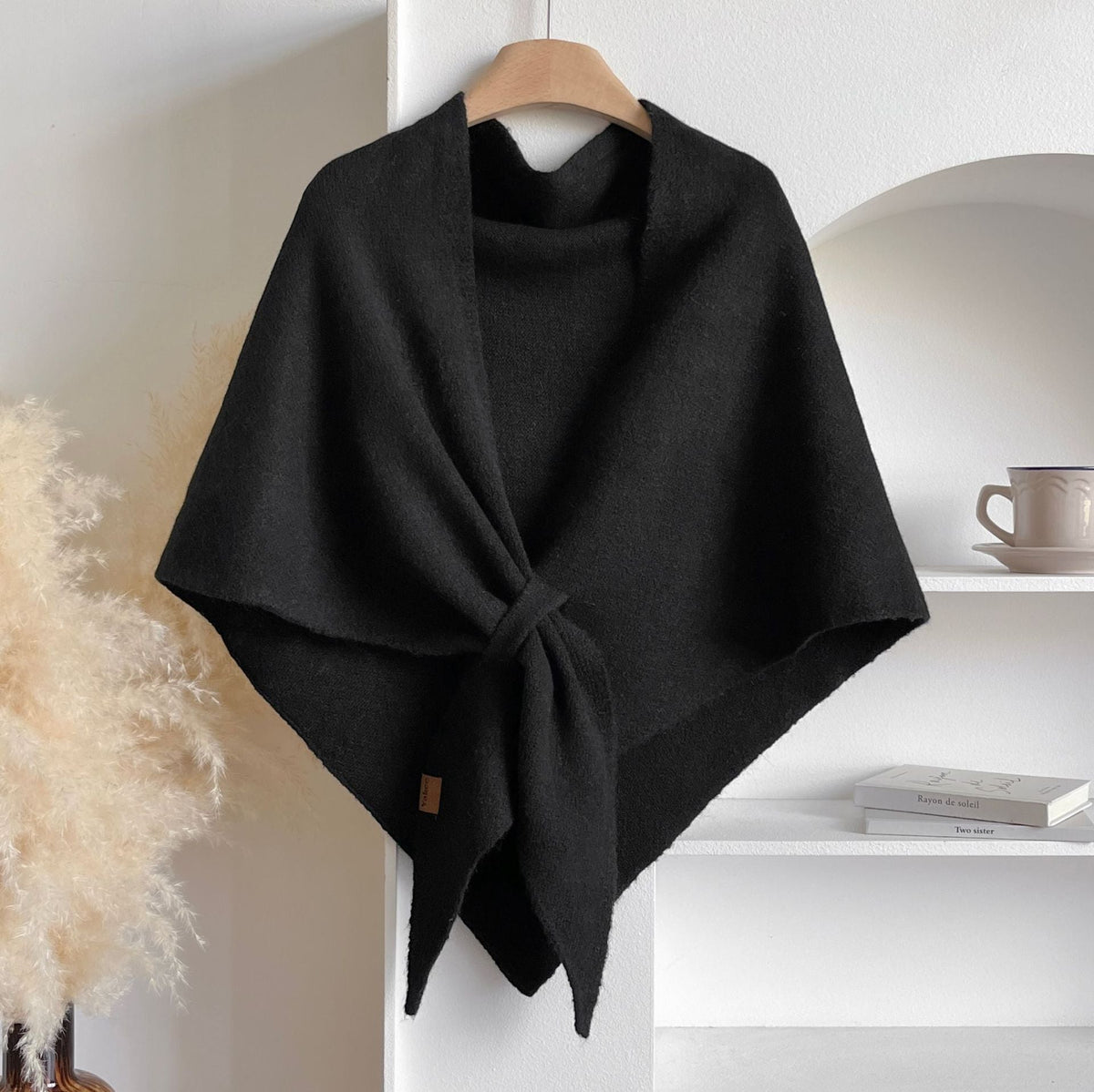 💝💝Women's Trendy Solid Knitted Shawl, Casual Soft Comfortable Scarf for Daily Wear, Fashion Accessories for Women & Girls