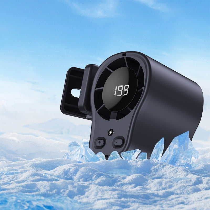 ❄️ Portable Turbo Fan – 199-Speed Powerful Cooling with LED Display