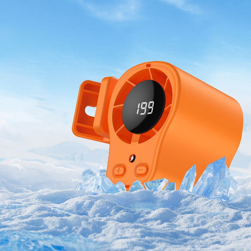 ❄️ Portable Turbo Fan – 199-Speed Powerful Cooling with LED Display