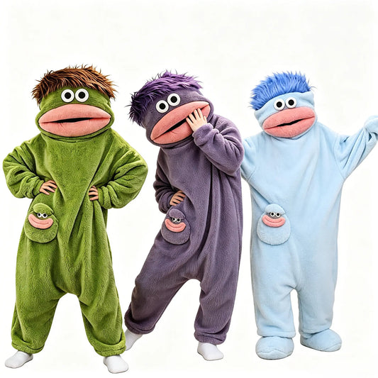 Cozy Wearable Blanket Hoodie – Funny Plush Loungewear for Adults