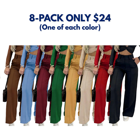 💝💝Women’s High-Waisted Wide-Leg Pants – Casual & Comfortable ❤️