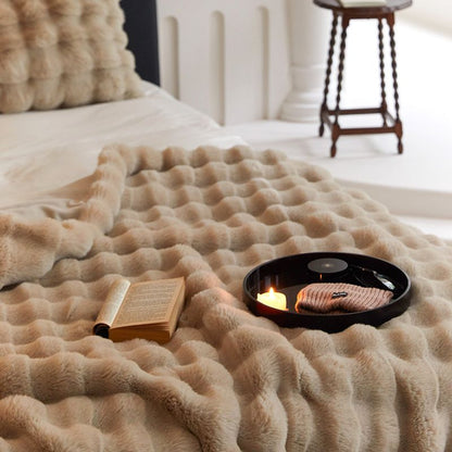 Luxury Double-Sided Fluffy Blanket – Ultra Soft Cozy Throw for Bed & Sofa