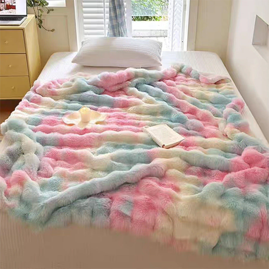 Luxury Double-Sided Fluffy Blanket – Ultra Soft Cozy Throw for Bed & Sofa