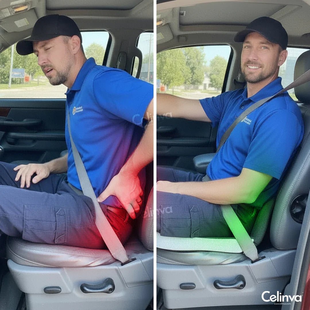 Ergonomic Memory Foam Seat Cushion