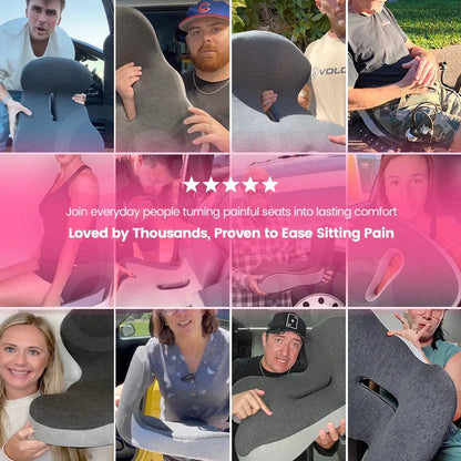 Ergonomic Memory Foam Seat Cushion
