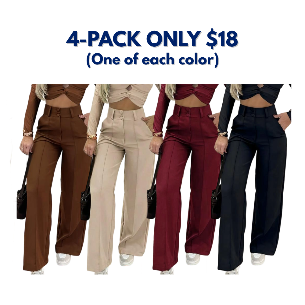 💝💝Women’s High-Waisted Wide-Leg Pants – Casual & Comfortable ❤️