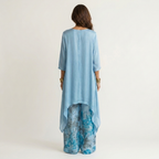Women's Elegant Two Piece Wide Leg Pants Set