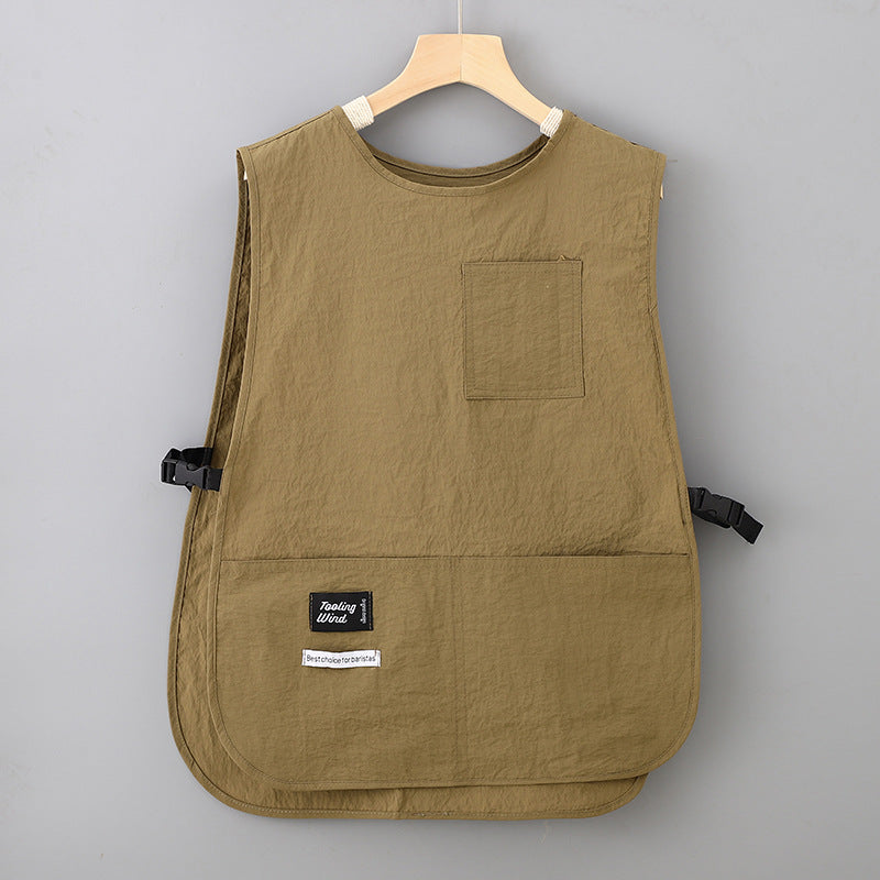 Everyday Kitchen Apron with Large Pocket – Adjustable Waterproof-Resistant Design