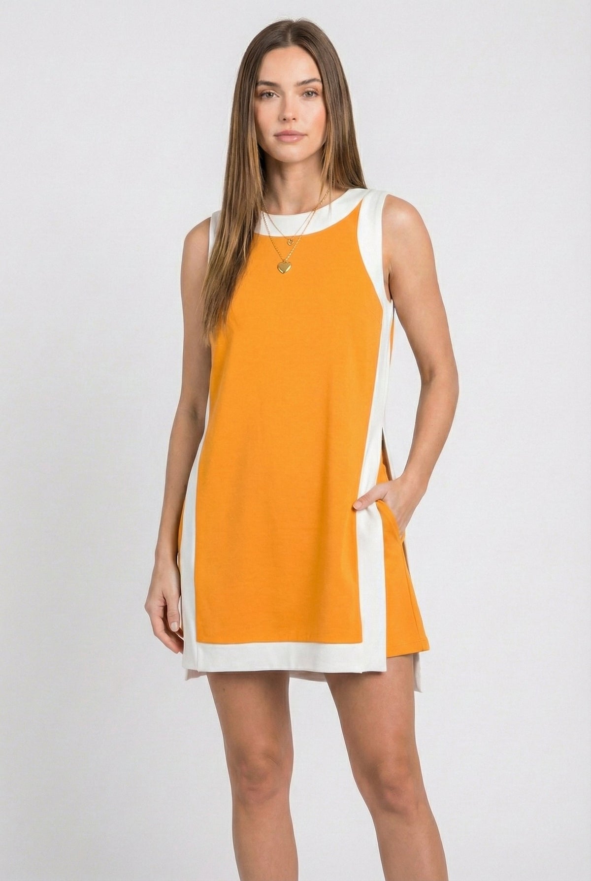 Two-Piece Open-Front Top & Shorts Set