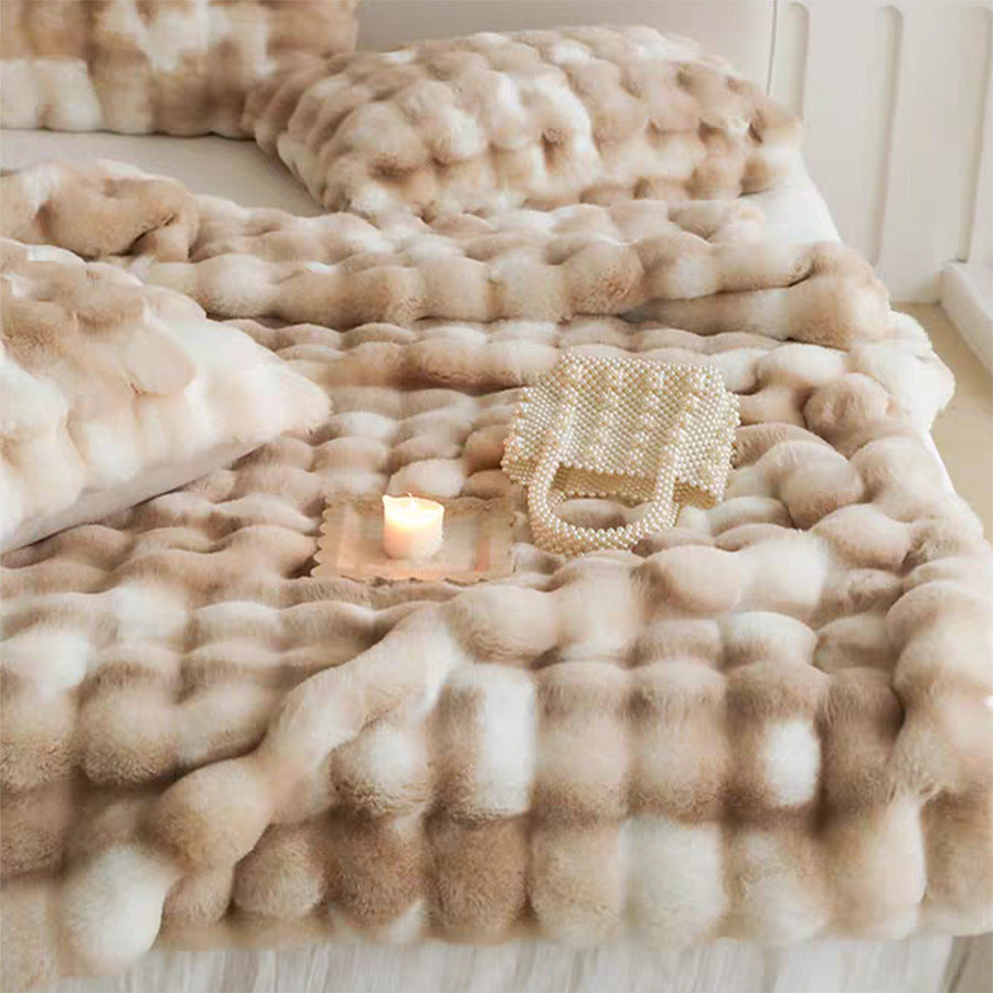 Luxury Double-Sided Fluffy Blanket – Ultra Soft Cozy Throw for Bed & Sofa