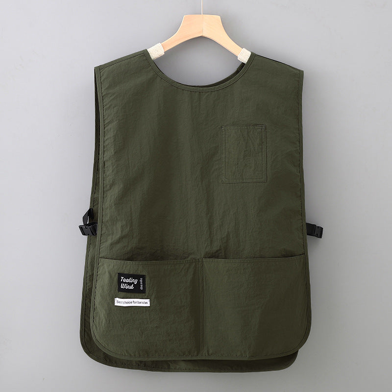 Everyday Kitchen Apron with Large Pocket – Adjustable Waterproof-Resistant Design