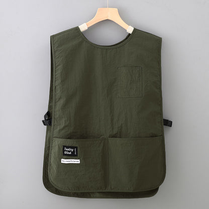 Everyday Kitchen Apron with Large Pocket – Adjustable Waterproof-Resistant Design