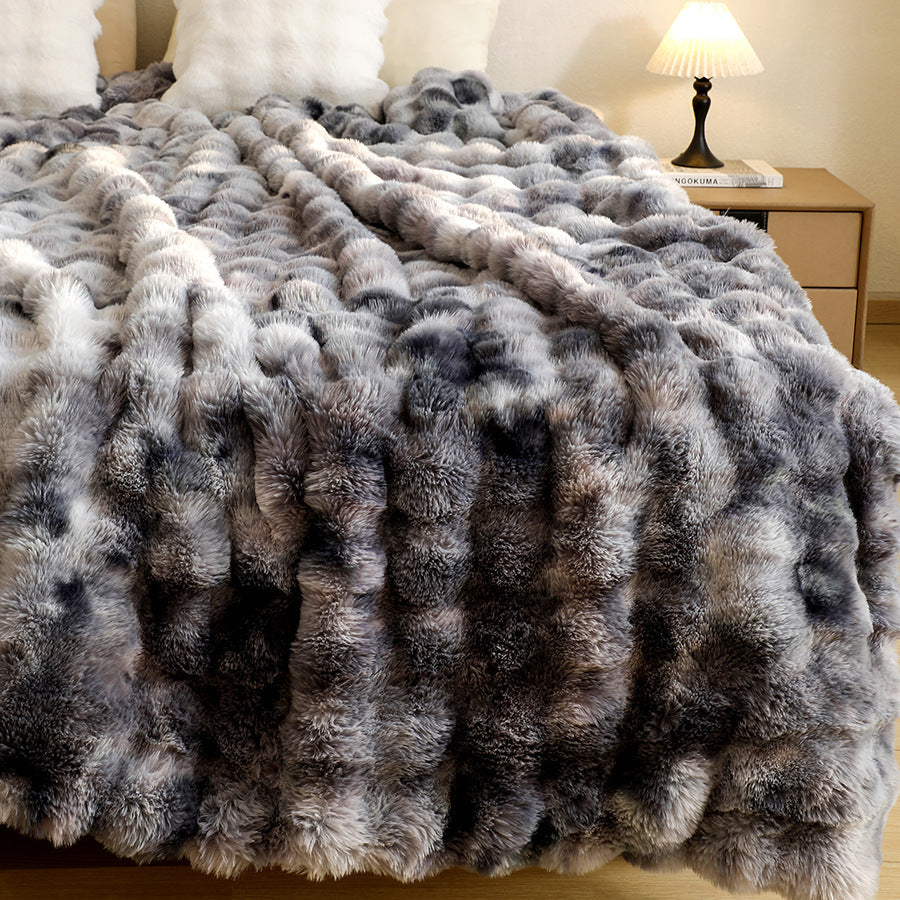 Luxury Double-Sided Fluffy Blanket – Ultra Soft Cozy Throw for Bed & Sofa