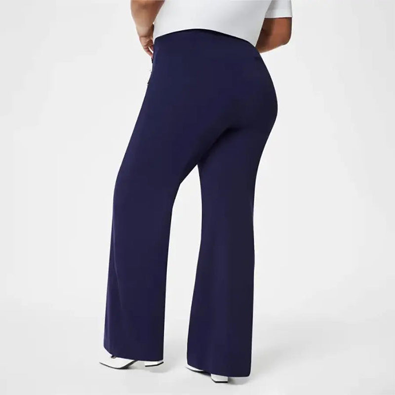 Elegant Wide Leg Pants – High Waist Stretch Trousers for Everyday Style
