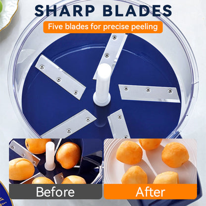 Automatic Electric Fruit & Vegetable Peeler – Fast, Easy & Rechargeable