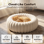 Ultra Soft Calming Round Cat & Dog Bed