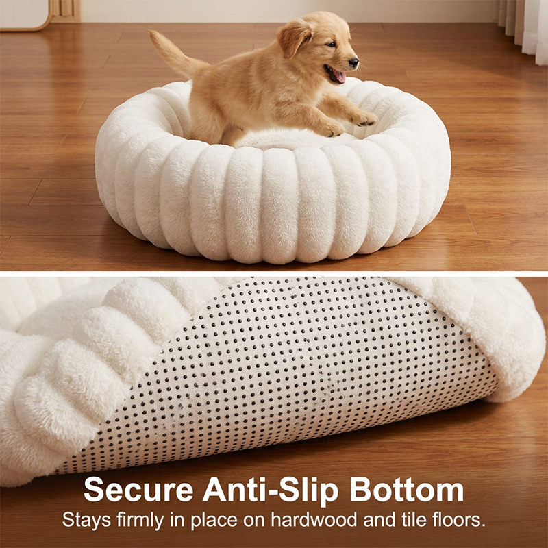 Ultra Soft Calming Round Cat & Dog Bed