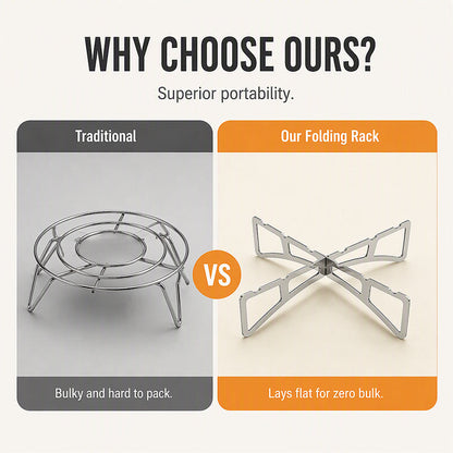 Ultralight Folding Alcohol Stove Stand for Camping