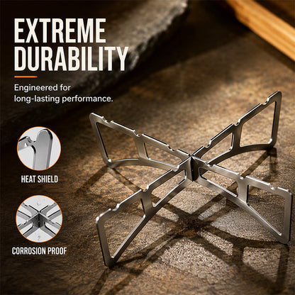 Ultralight Folding Alcohol Stove Stand for Camping