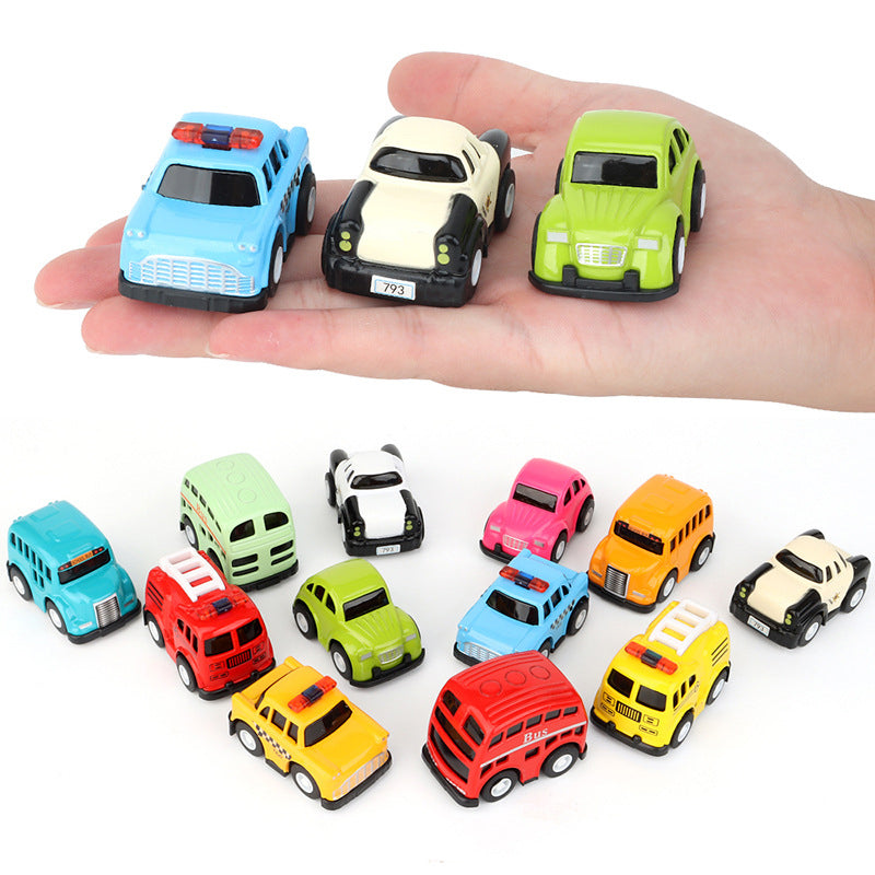 12-Pack Mini Pull-Back Toy Cars for Kids