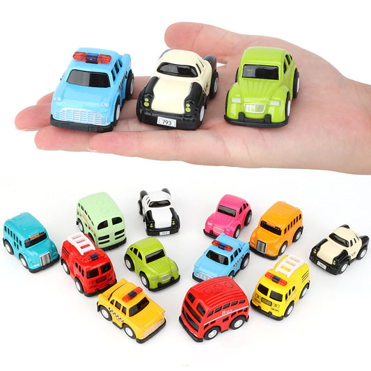 12-Pack Mini Pull-Back Toy Cars for Kids