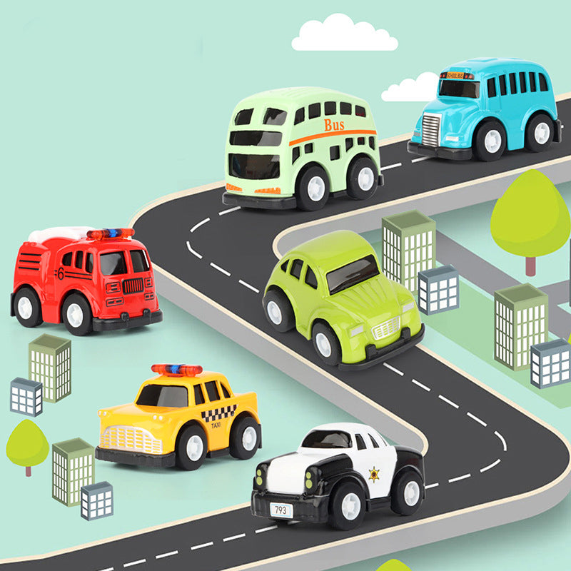 12-Pack Mini Pull-Back Toy Cars for Kids