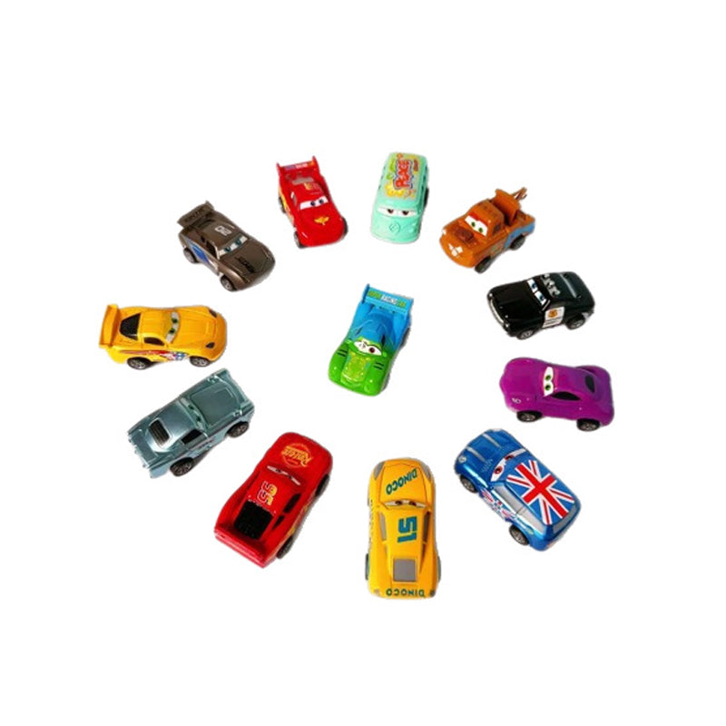 12-Pack Mini Pull-Back Toy Cars for Kids