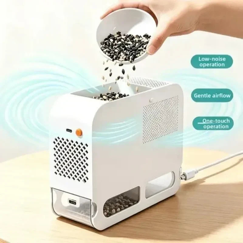 Electric Bird Seed Sheller – Automatic Seed & Chaff Separator