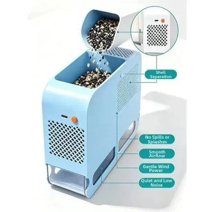 Electric Bird Seed Sheller – Automatic Seed & Chaff Separator