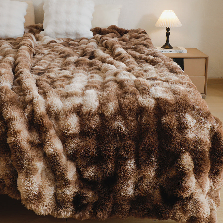 Luxury Double-Sided Fluffy Blanket – Ultra Soft Cozy Throw for Bed & Sofa